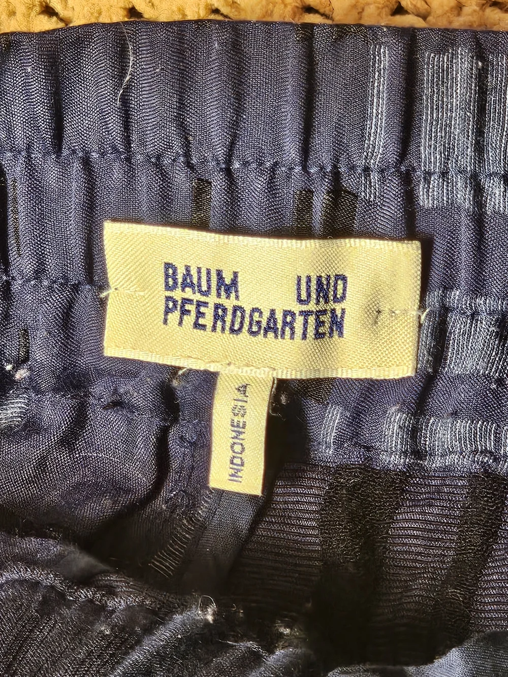 Baum und Pferdgarten Nazyra shorts Women‎ Size EU 36 US 4 Navy Blue Pattern